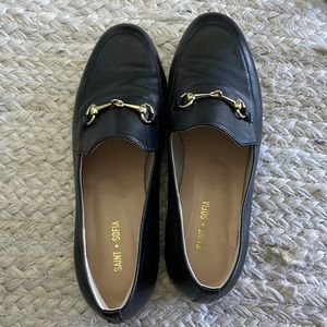 Saint + Sofia Cambridge genuine leather horsebit loafer